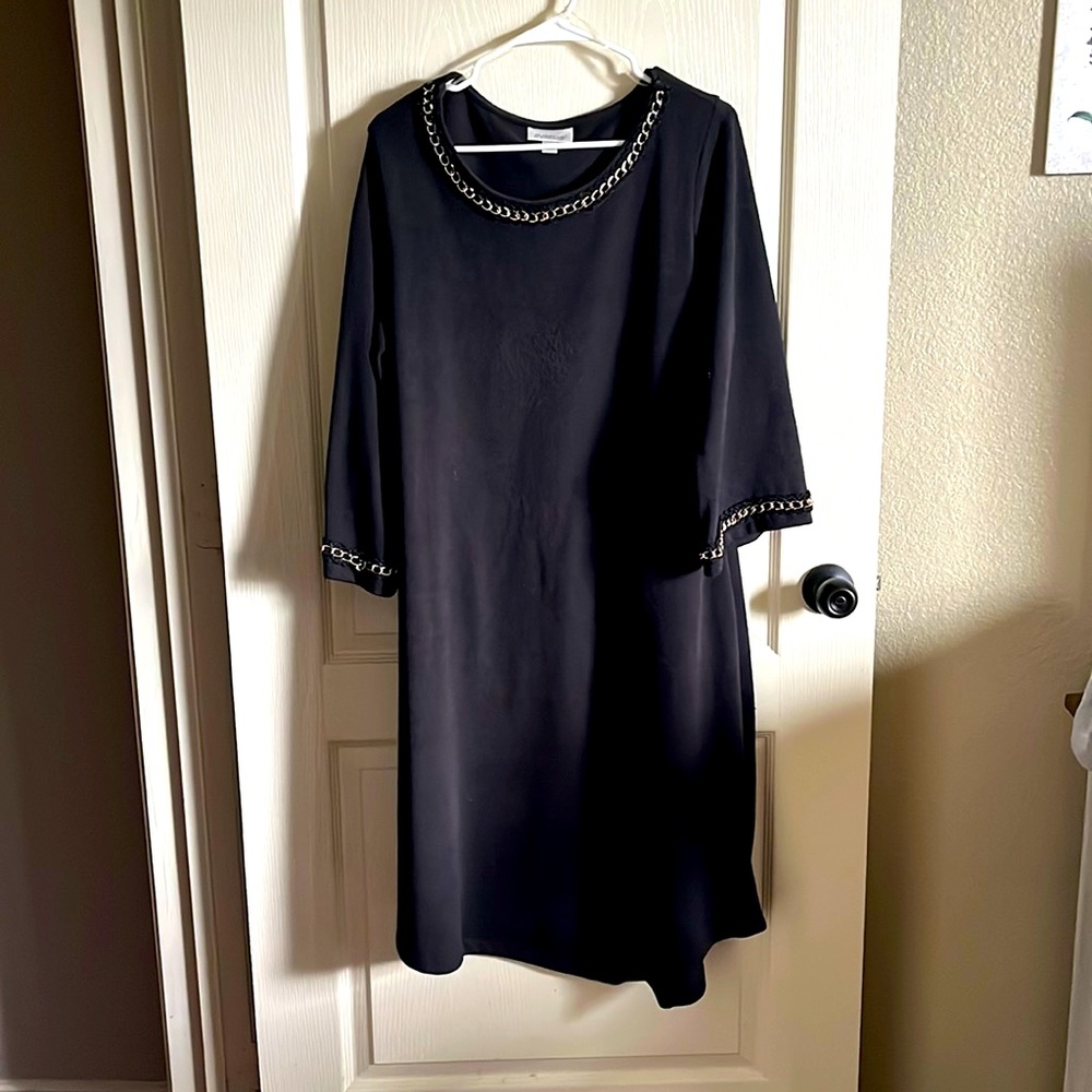 Black sweater dress